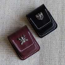 ZIPPO lighter leather case vegetable tanned cowhide handmade leather case