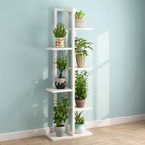 Flower stand balcony shelf floor-standing simple and fleshy modern home Net safflower multi-storey living room Chinese iron art