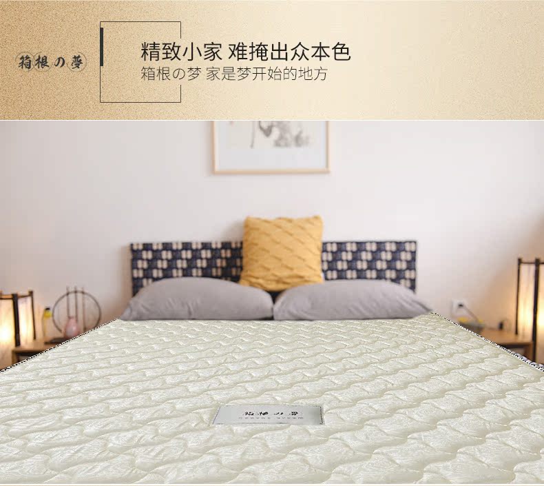 Palm nệm mat 1,8m1,5 m giường xơ dừa tự nhiên kinh tế cứng latex mút Simmons nệm tùy chỉnh - Nệm đệm