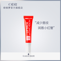 Green edge lip balm moisturizing and moisturizing water and anti-dry cracking male and female student lip guard colorless lipstick base horse oil