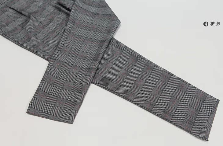 POTHS / bạch kim 玺 2018 quầy xuân và thu mới kẻ sọc phù hợp với quần chân quần quần âu nữ 98020198 - Khởi động cắt quần lót nữ