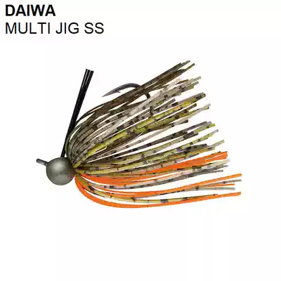 Yamato DAIWA MULTI JIG SS olive head structure glue skirt lead hook beard bass Luya bait