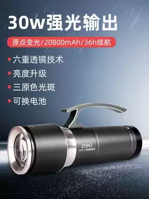 Vertex night fishing light laser cannon fishing Light super bright high power strong high beam focusing wild fishing black pit fishing blue light