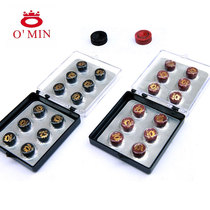 Omi pool club head head snooker stick gun head OMin mystery multi-layer professional wear 12MM black 8 Club