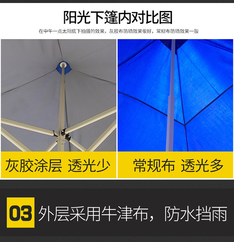 Outdoor Canopy Folding Four Corners Sunshade Telescopic Four Leg Stall Night Market Activities Large Umbrella Canopy Tent Rainproof