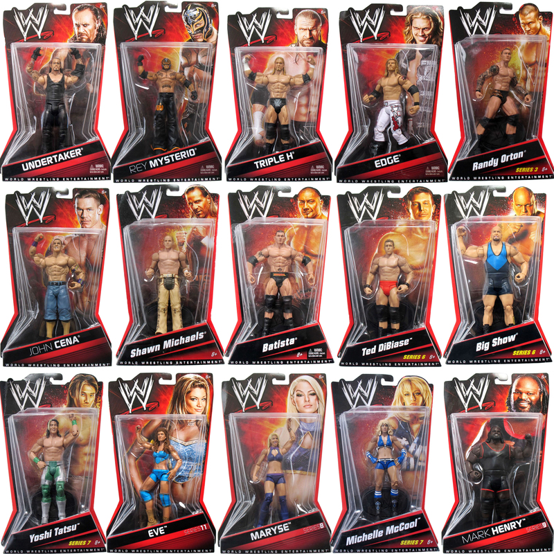 ㊣ Authentic Wwe Figures Wrestling Figures John Cena Randy Orton Mark Henry Movable Action Figures