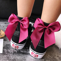 Bow socks cute female stockings Korea sweet cute personality wild Lolita ins tide student socks