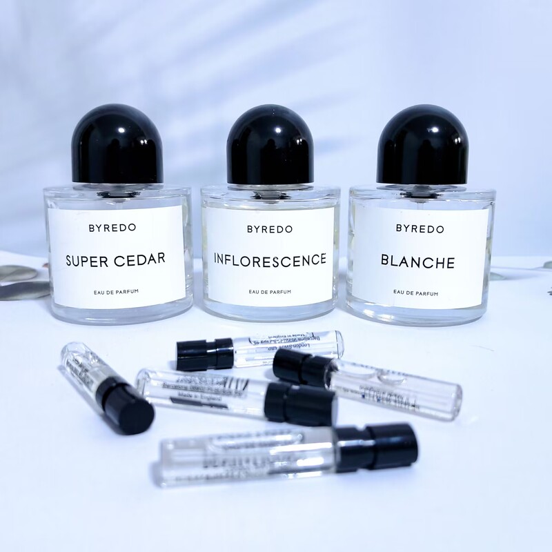 Byredo No Man's Land Rose/Super Cedar/Desert Soul White Romantic Flower Perfume Sample