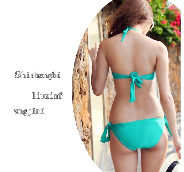 Phiên bản Hàn Quốc 2018 của mốt thép mới gợi cảm tập hợp bikini bikinii áo tắm màu huỳnh quang nữ áo tắm 1 mảnh