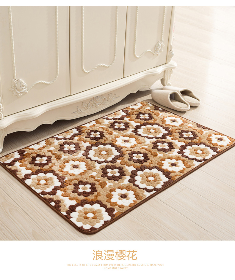 Giải phóng mặt bằng bán sàn mat cửa mat phòng tắm thấm pad nhà foyer chân mat hiên thảm phòng ngủ mat - Thảm sàn thảm lau chân đẹp
