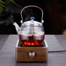 76 glass teapot built-in filter single tea set exquisite 1 person tea making artifact full set net red tea maker small one