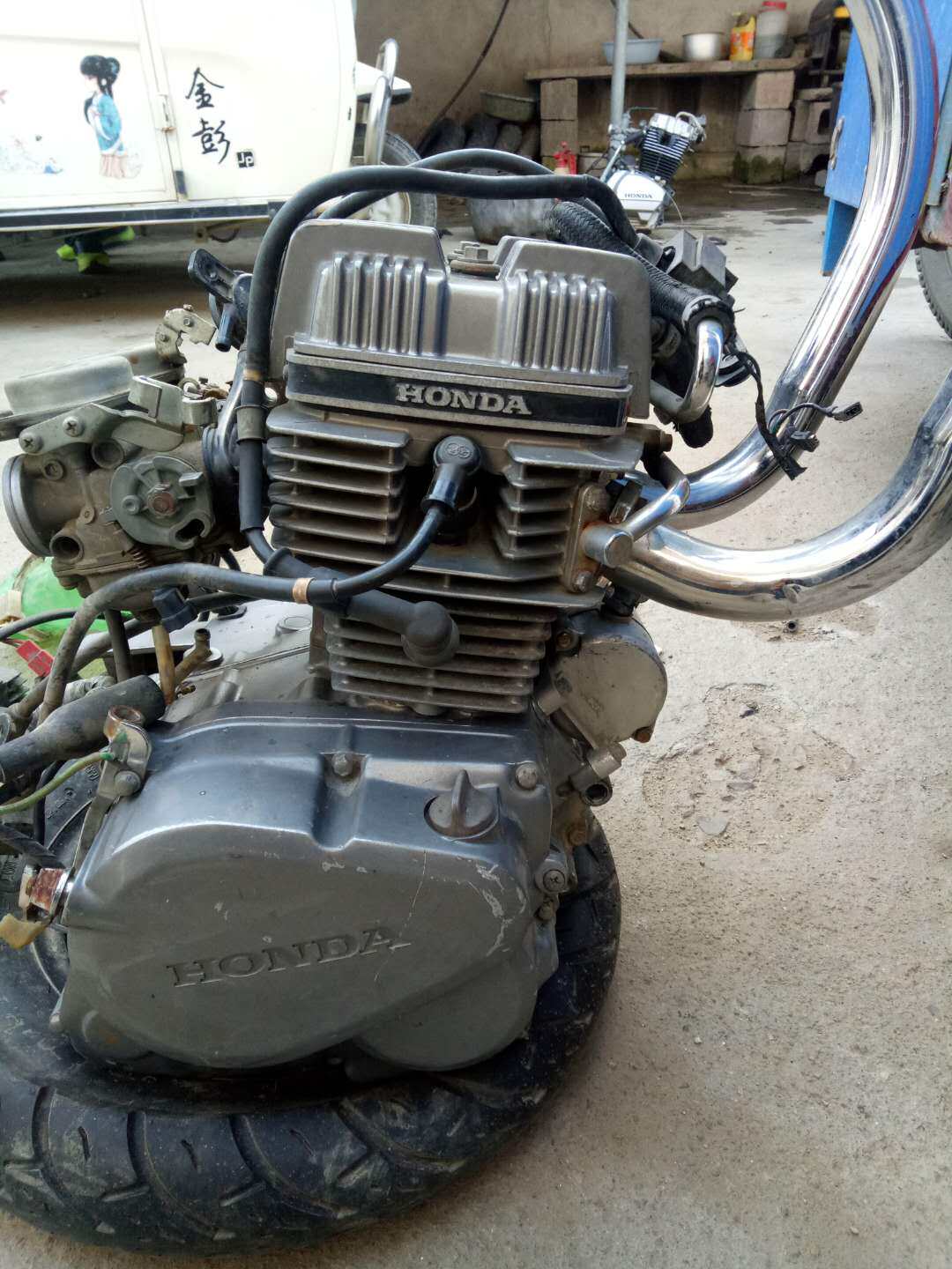 Двигатель honda cb125