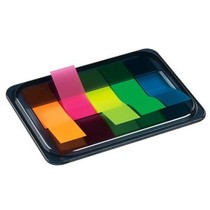 DELI 9060 fluorescent film indicator label (extraction box) sorting notes Post-it notes N sticky index stickers