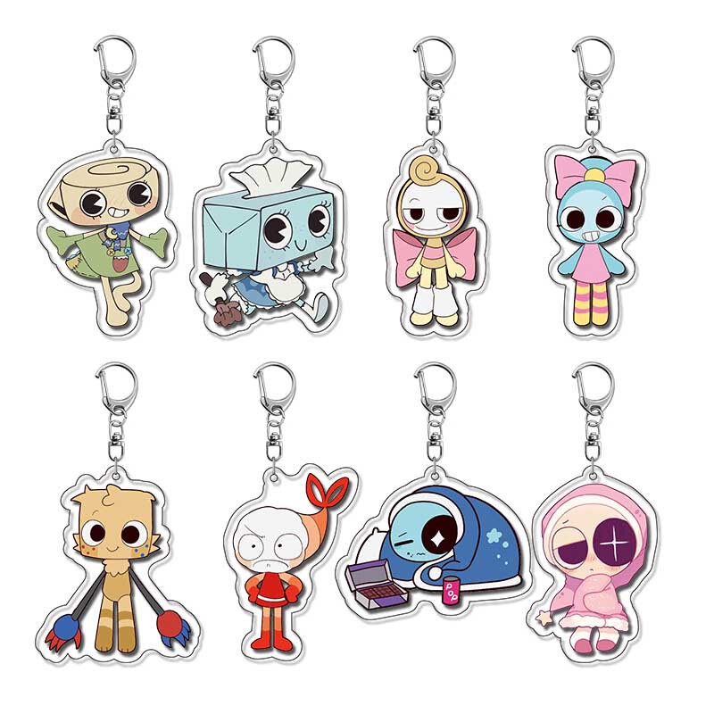 Dandy's World Acrylic Keychain DIY Cute Pendant Gift Dandy's World Acrylic Keychain DIY Cute Pendant Gift