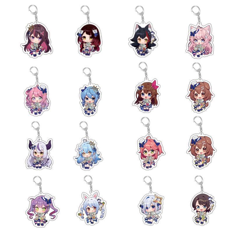 Youtube Virtual Streamer Hololive Keychain Virtual Idol