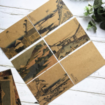 The collection of Japanese Floating Fuji 36 scenic postcard Kai - fei Kai - yi Kyi Surf Art in Nagawa
