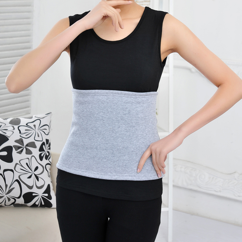 Spring Summer Single-layer thin-style protective belly Adult elastic widens warm waist circumference belly belly belly belted back thick rear thin