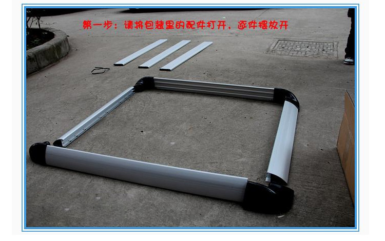 Tuyệt vời Tường M4 Baojun 730 Wuling Hongguang s off-road đặc biệt hành lý xe giá roof rack giỏ hành lý hộp phổ