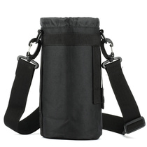 Oxford cloth portable oblique cross water cup bag Outdoor travel mountaineering kettle bag thickened drop-proof thermos protective cover