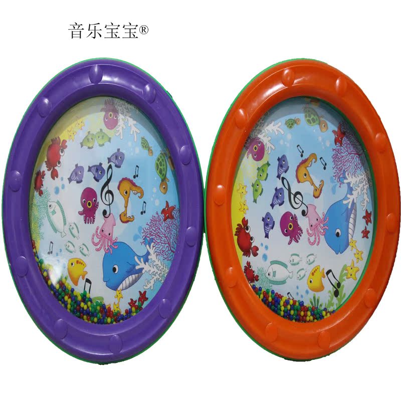 Các nhà sản xuất quảng bá Orff nhựa 10 inch sóng biển trống mô phỏng nhạc cụ Mẫu giáo giáo dục mầm non cho trẻ em đồ chơi - Đồ chơi nhạc cụ cho trẻ em đàn piano cho bé 3 tuổi