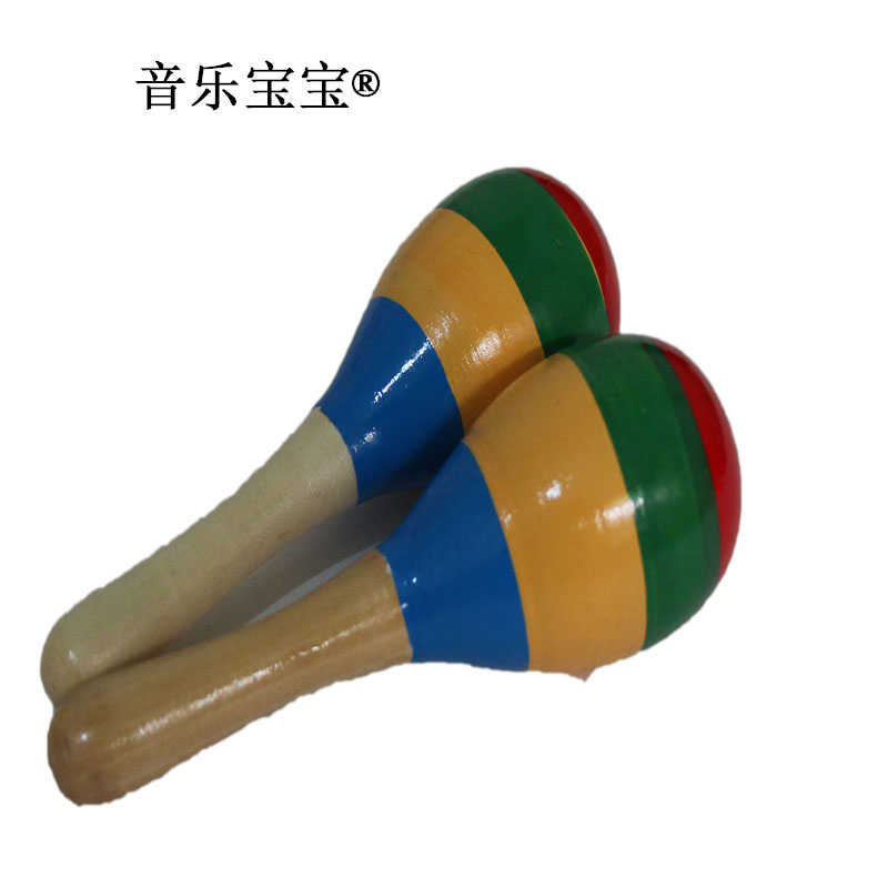 Búa cát nhỏ bằng tay nắm tay cầm gậy giáo dục sớm đồ chơi nghe thị giác đào tạo nhạc cụ Orff - Đồ chơi nhạc cụ cho trẻ em đàn gõ xylophone