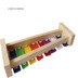Nhà sản xuất khuyến mãi Orff bộ gõ giáo dục sớm âm nhạc dạy đồ chơi đồ chơi 8 tấm nhôm chơi carillon - Đồ chơi nhạc cụ cho trẻ em phong loan Đồ chơi nhạc cụ cho trẻ em