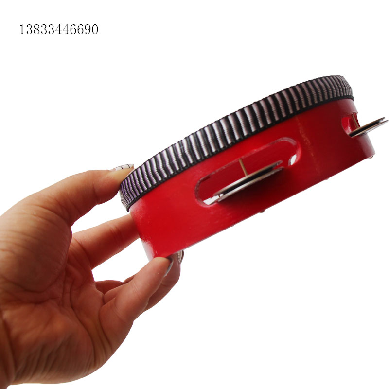 Các nhà sản xuất khuyến khích trẻ em Orff bộ gõ giáo dục sớm đồ chơi dạy học 4 6 7 8 10 inch đỏ tambourine - Đồ chơi nhạc cụ cho trẻ em đồ chơi nhạc cụ cho bé