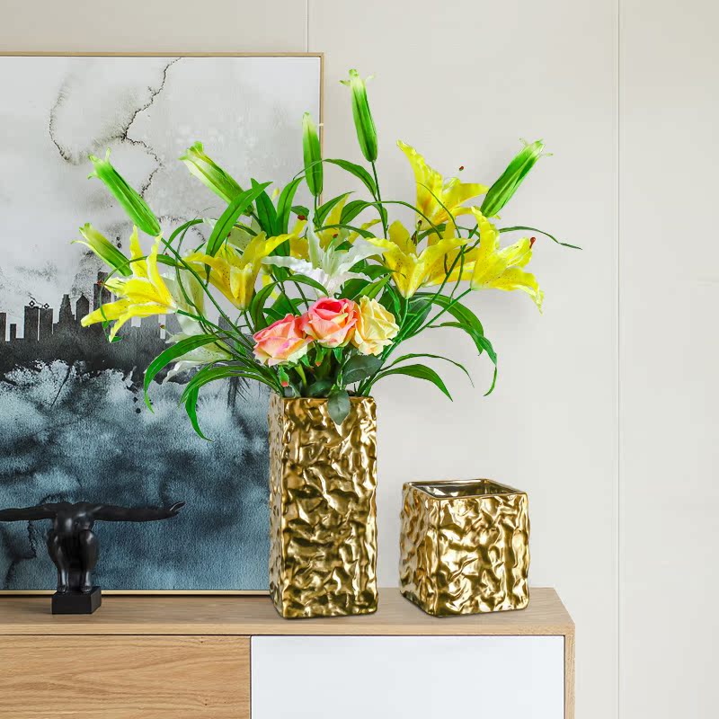 I and contracted ceramic vase place to live in the living room table flower arranging Europe type TV ark, the dried flower implement ornament