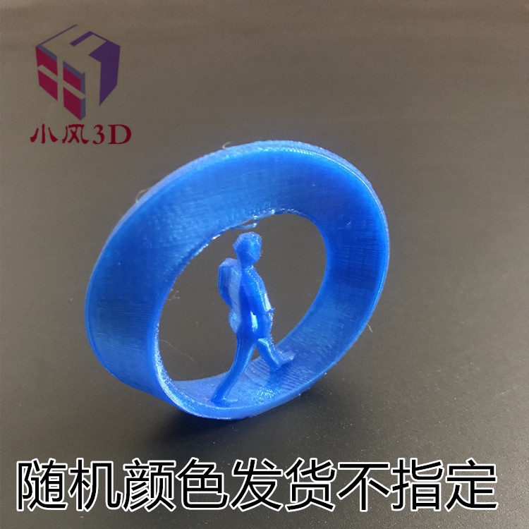 3D printing mobius ring mobius mathematical topology model Creative ornaments Walking people