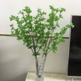 Северная симуляция зеленое растение Моделирование цветы японские висящие часы отдельные ветви пьяные деревянные листовые фальшивые ветви гостиная растения декоративные украшения