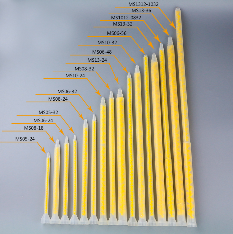 MS static mixer MS05-32AB glue mixing nozzle 32 section stirring tube mixing tube AB glue mixing nozzle
