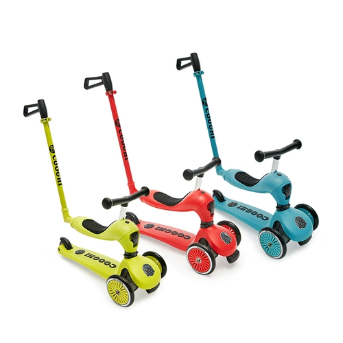 Cooghi, детский самокат с сидением, «три в одном», 1 лет, 1-6 лет