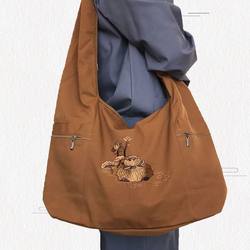 Canvas Layman Bag Backpack Chaoshan Bag Buddha Bag Monk Bag Sachet Bag Arhat Bag Zen Meditation Bag Men's and Women's Bag