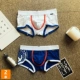 2 tải đồ lót nam cotton cá nhân in quần boxer tóm tắt đồ lót cotton thời trang quần short thể thao nam