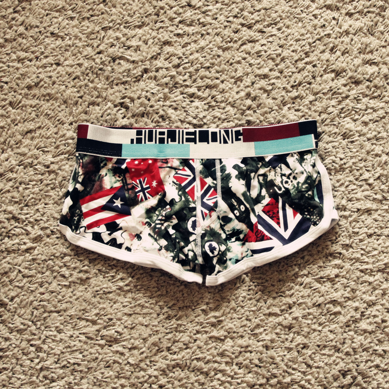 Tóm tắt giới trẻ Boxer Giới tính Quần short cotton Boxer Quần short thắt lưng gợi cảm Quần lót nam bán đồ lót nam nữ