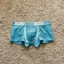 Quần short cotton nam màu rắn quần sịp Thời trang gợi cảm eo thấp thoải mái thể thao quần short nam Một mảnh quần lót nữ cạp cao Vòng eo thấp