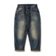 Shawn Yue Jeans 2024SS Washed Loose Wide Leg Limited Cross Cow Overalls Trendy Men High Quality Pants Distressed Pants