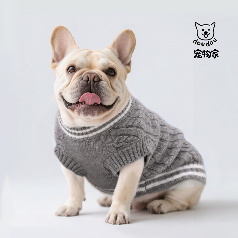 2025 New Dog Pet Clothes Winter Dog Sweater Autumn and Winter Style French Bulldog Pug Corgi Bully Dog Vest