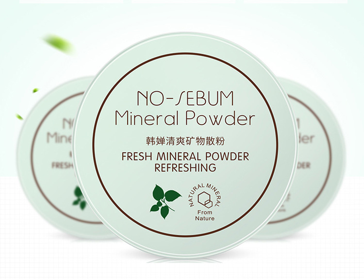 Han Hao làm mới khoáng chất lỏng bột nữ kiểm soát dầu trang điểm kéo dài mint sửa chữa năng lực che khuyết điểm làm sáng màu da không thấm nước - Quyền lực phấn phủ sivanna