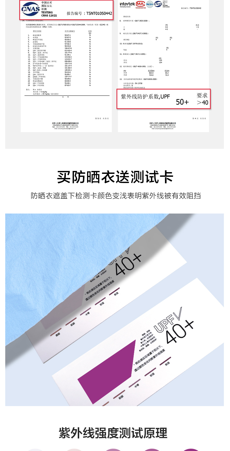 伯希和 男女款 户外防紫外线 皮肤风衣 UPF40+ 图4