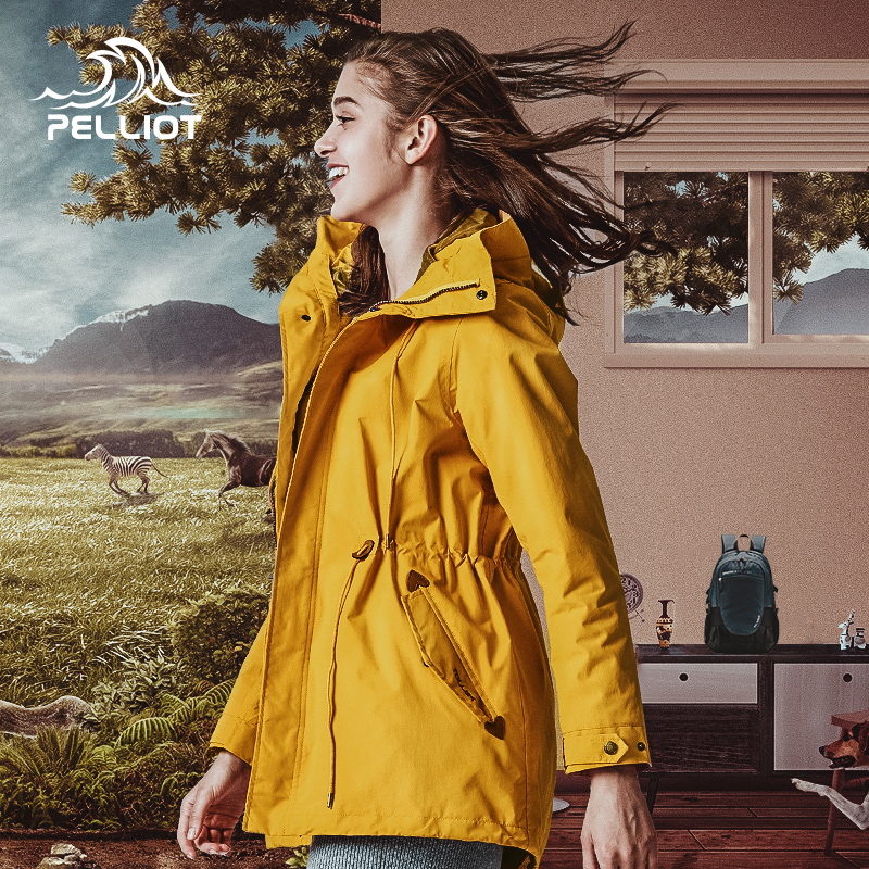 Boxi He 2021 stormtrooper women's three-in-one fleece detachable spring and autumn jacket windproof and waterproof outdoor clothing