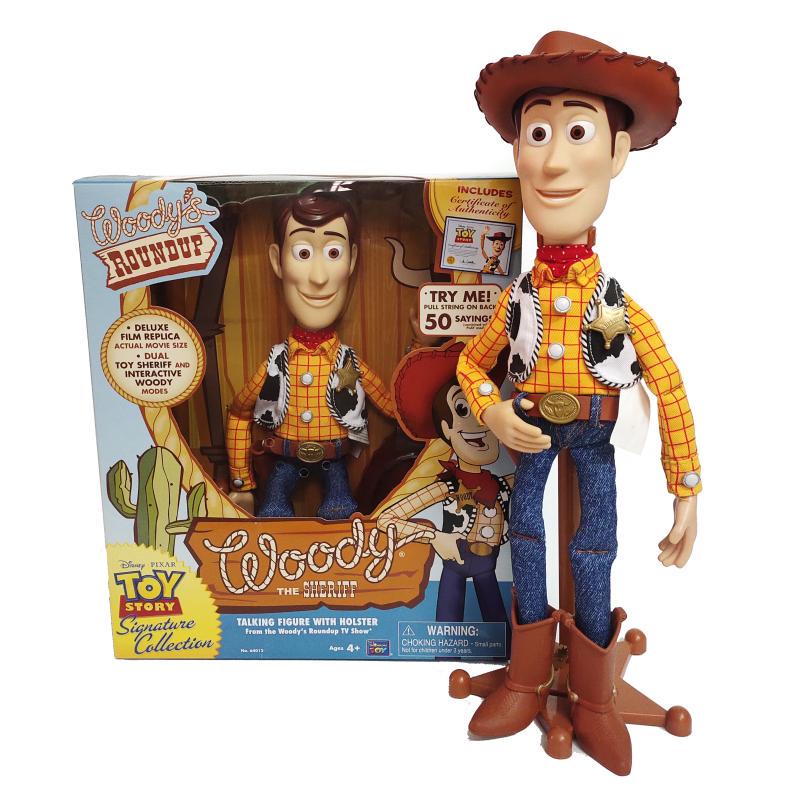 Authentic Toy Story English Voice Collectible Edition Woody Cowboy Doll Figure