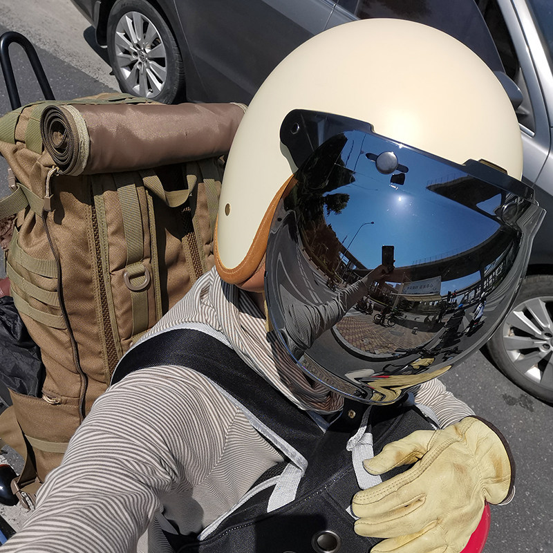 Hareretro Locomotive 3/4 Armor Universal gear wind cover Blister Bubble Lenses Multicolored Half Armor Windshield Lengthened