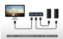 Industrial VGA Switcher Video Sharing DVR Video Recorder Computer Splitter