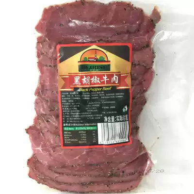 Fitness ready-to-eat black pepper beef slices 500g Black pepper beef slices Pasquale Jiangsu, Zhejiang, Shanghai and Anhui 5 bags