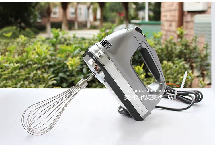 máy đánh trứng trộn bột [Người Mỹ mở] Máy đánh trứng cầm tay bằng thép không gỉ đa chức năng 7 cấp KitchenAid - Máy trộn điện máy đánh trứng panasonic