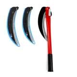 Наружный сельскохозяйственный инструмент для прополки импорт марганцевой стальный серп режущий травяной нож сельскохозяйственный инструмент