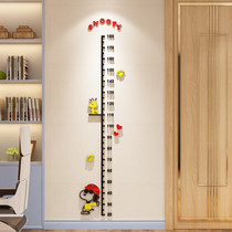 Cartoon height stickers 3D three-dimensional acrylic childrens room kindergarten Taekwondo Hall wall decoration painting height stickers