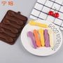 Sáng tạo thìa silicone lưới đá đỏ ăn khuôn đá lạnh đông lạnh để làm sô cô la pudding thạch băng khuôn - Tự làm khuôn nướng khuôn làm kem