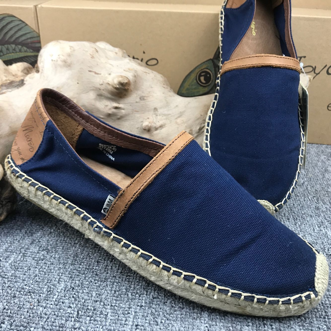 Giày nam Jm happy Mary mùa xuân và mùa hè mẫu rắn màu thoáng khí giày vải rỗng 57233M 57286M 57288M - Plimsolls giày sneaker nam đẹp